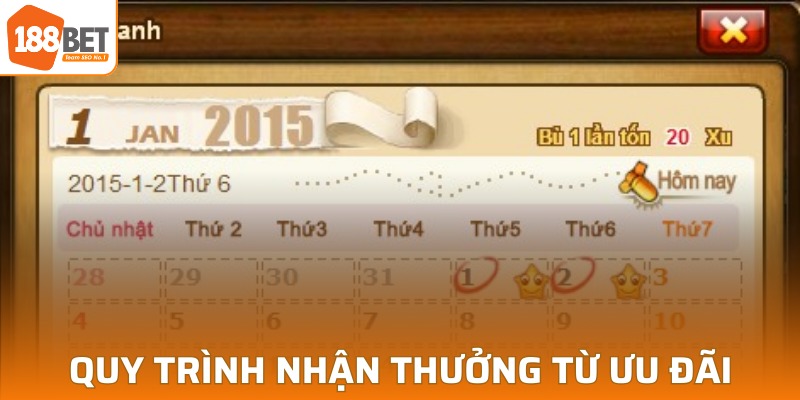 Quy trình nhận thưởng và kiểm tra chi tiết tại nhà cái 188BET